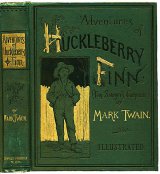 Adventures of Huckleberry Finn book cover